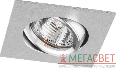 Светильник встраиваемый Feron DL273 потолочный MR16 G5.3 алюминий-хром 18480