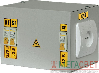 Ящик с понижающим трансформатором ЯТП 0.25 220/36В (3 авт. выкл.) ИЭК MTT13-036-0250