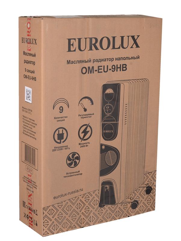 Радиатор масляный ОМ-EU-9НВ EUROLUX 67/3/17 7