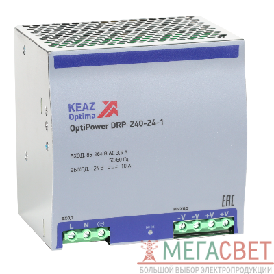 Блок питания OptiPower DRP-240-24-1 КЭАЗ 284549