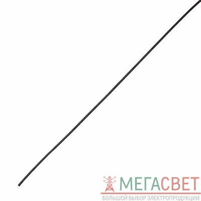 Трубка термоусадочная 6.0/1.5 с клеем (4:1) 1м черн. Rexant 23-6006