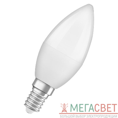 Лампа светодиодная LED Antibacterial B 5.5Вт (замена 50Вт) матовая 4000К нейтр. бел. E14 470лм угол пучка 220град. 220-240В бактерицид. покр. OSRAM 4058075561410