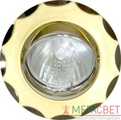 Светильник потолочный, MR16 G5.3 жемчужное золото-титан, 703 15173