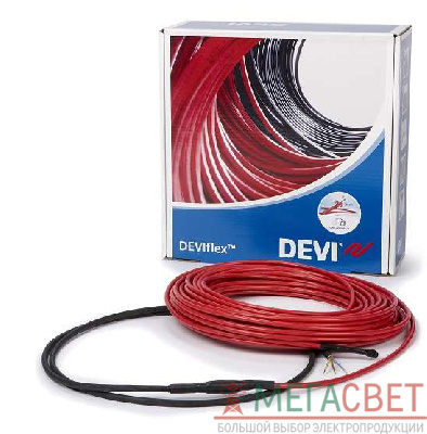 Комплект "Теплый пол" (кабель) двухжильный DEVIflex 18T 1340Вт 74м DEVI 140F1246 0