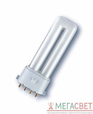 Лампа люминесцентная компакт. DULUX S/E 11W/827 2G7 OSRAM 4050300017662