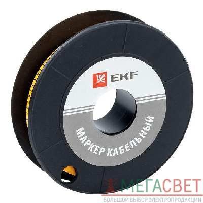 Маркер каб. 1.5кв.мм &quot;1&quot; (к-1000ед) (ЕС-0) EKF plc-KM-1.5-1