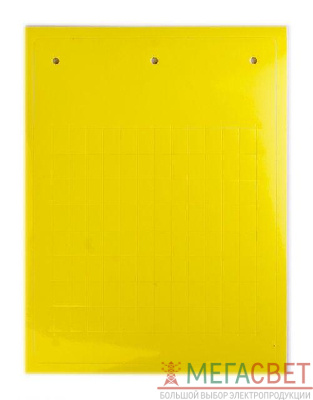 Табличка эластичная клейкое основание винил желт. (уп.770шт) DKC TAF159AY