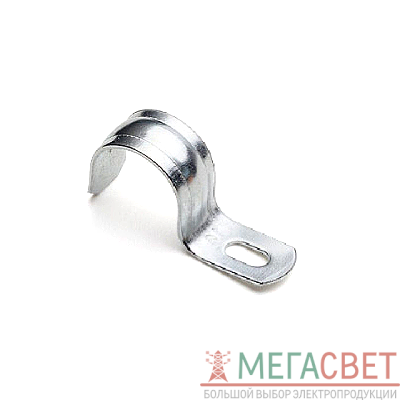 Скоба крепежная однолапковая d48-50мм метал. (уп.50шт) EKF sm-1-48-50