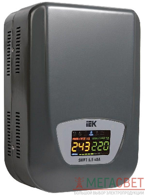 Стабилизатор напряжения Shift 5.5кВА настен. IEK IVS12-1-05500