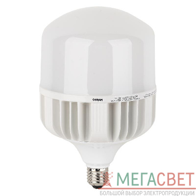 Лампа светодиодная LED HW T 65Вт (замена 650Вт) матовая 6500К холод. бел. E27/E40 6500лм угол пучка 200град. 140-265В PF&amp;gt;/=09 OSRAM 4058075576919