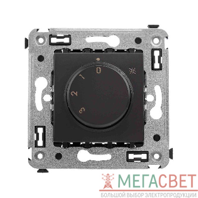 Механизм управления вентиляторами СП Avanti "Черный матовый" DKC 4412173