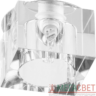 Светильник встраиваемый Feron JD57B потолочный JCD9 G9 прозрачный 17264