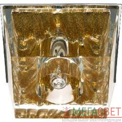 Светильник потолочный, JCD9 35W G9  прозрачный-золотой, хром, JD59 18802