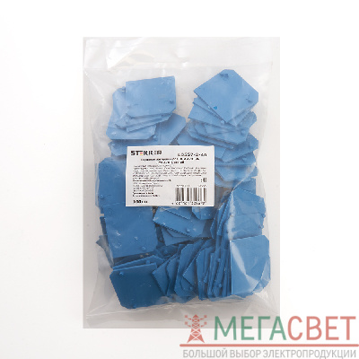 LD557-2-40 Торцевая заглушка для ЗНИ 4-10 мм (JXB 4-10), синий STEKKER 39665