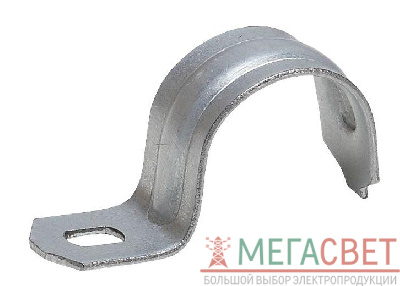 Скоба металлическая однолапковая d 12-13мм (уп.100шт) ЭРА Б0036396