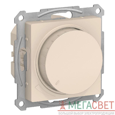Механизм светорегулятора (диммера) AtlasDesign поворотно-нажимной 315Вт беж. SchE ATN000234