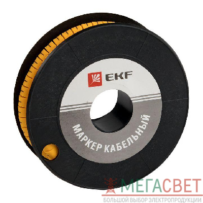 Маркер каб. 4.0кв.мм &quot;L&quot; (ЕС-2) (уп.500шт) PROxima EKF plc-KM-4-L