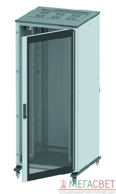 Шкаф напол. 47U 800х800 передняя дверь-стекло; задняя глухая дверь; крыша укомплектована вводом и заглушками DKC R5IT4788GS