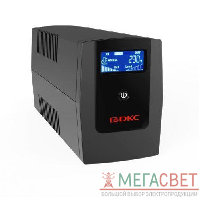 Источник бесперебойного питания ИБП Info LCD 1500В.А IEC C13 (4) USB + RJ45 DKC INFOLCD1500I