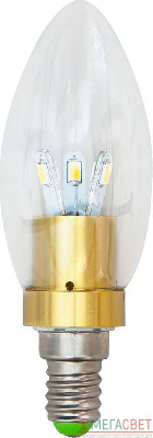 Лампа светодиодная Feron LB-70 Свеча E14 3.5W 4000К 25255