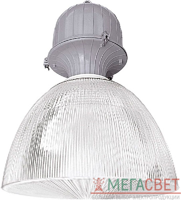 Металлогалогенный прожектор Feron AL9105 купольный 400W E40 230V, серый 12406