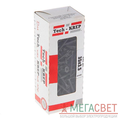 Саморез 3.5х35 гипсокартон-металл (уп.200шт) коробка Tech-Krep 102130