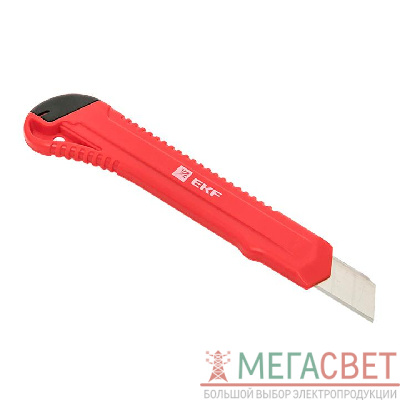 Нож с сегментированным лезвием 18мм НСМ-20 EKF Master ncm-20-ms