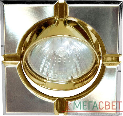 Светильник встраиваемый Feron 098T-MR16-S потолочный MR16 G5.3 титан-золото 17660