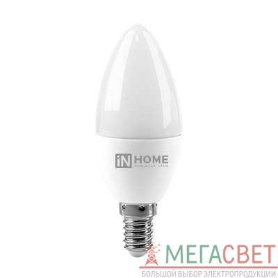 Лампа светодиодная LED-СВЕЧА-VC 8Вт 230В E14 4000К 600Лм IN HOME 4690612020433