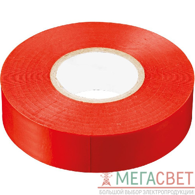 Изоляционная лента STEKKER INTP01315-5 0,13*15 мм. 5м. красная 49145