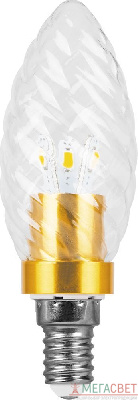 Лампа светодиодная Feron LB-77 Свеча E14 3.5W 4000К 25345