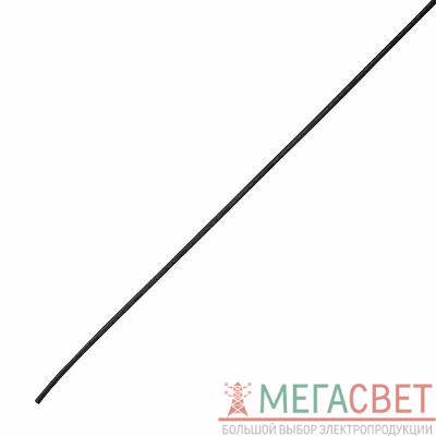 Трубка термоусадочная 8.0/2.0 с клеем (4:1) 1м черн. Rexant 23-9006