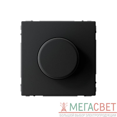 Светорегулятор поворотно-нажимной (диммер) ArtGallery LED RC 400Вт механизм карбон SE GAL001023