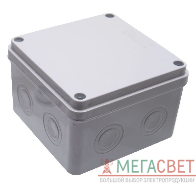 Коробка разветвительная STEKKER EBX30-04-54 150*120*80 мм, 8 вводов, IP65, светло-серая 39175