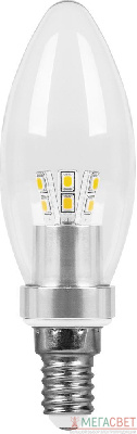 Лампа светодиодная Feron LB-70 Свеча E14 4.5W 6400K 25467