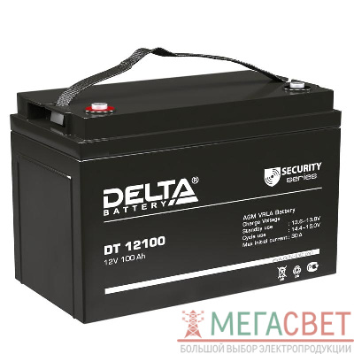 Аккумулятор ОПС 12В 100А.ч Delta DT 12100