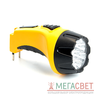 Фонарь аккумуляторный, 7 LED DC (свинцово-кислотная батарея), желтый, TH2294 (TH93B) 12652