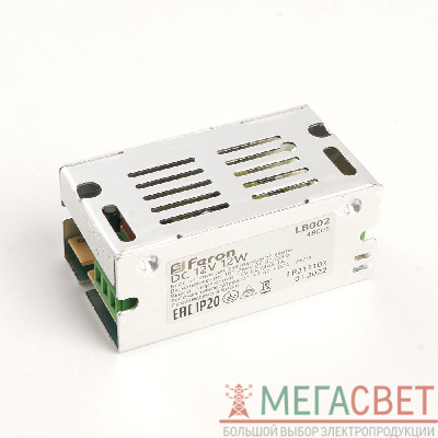 Трансформатор электронный для светодиодной ленты 12W 12V (драйвер), LB002 48005