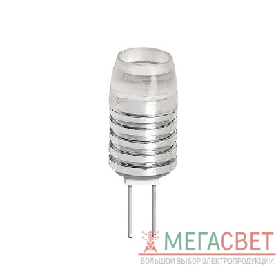 Лампа светодиодная PLED-G4 1.5Вт капсульная 3000К тепл. бел. G4 90лм 12В JazzWay 1019479