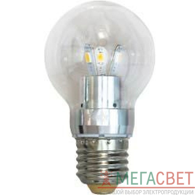 Лампа светодиодная, 6LED(3.5W) 230V E27 2700K, LB-41 25266