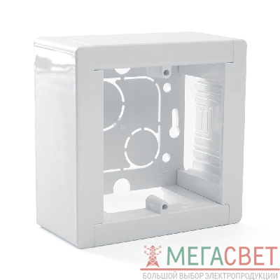 EBX20-04-1 Коробка монтажная для открытой установки 88*88*42.5мм. белый (К-440) 39928