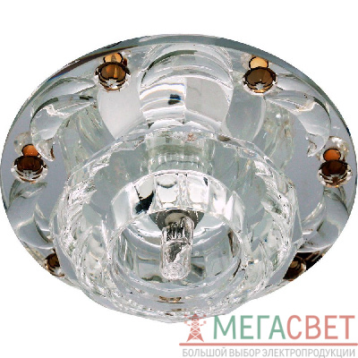 Светильник потолочный JC Max20W G4 прозрачный-коричневый, прозрачный, 1580 28436