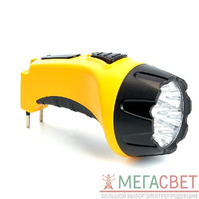 Фонарь аккумуляторный, 15 LED DC (свинцово-кислотная батарея), желтый, TH2295 (TH93C) 12653