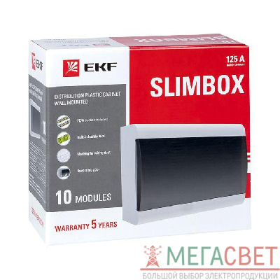 Щит ЩРН-П-10 "SlimBox" IP41 PROxima EKF sb-n-10