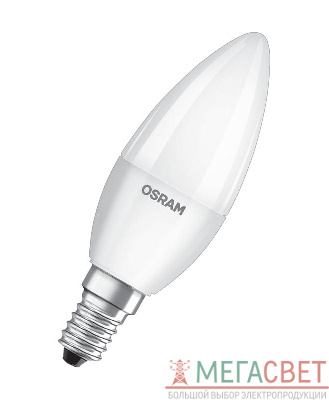 Лампа светодиодная LED Value LVCLB60 7SW/830 230В E27 2х5 RU (уп.5шт) OSRAM 4058075578012