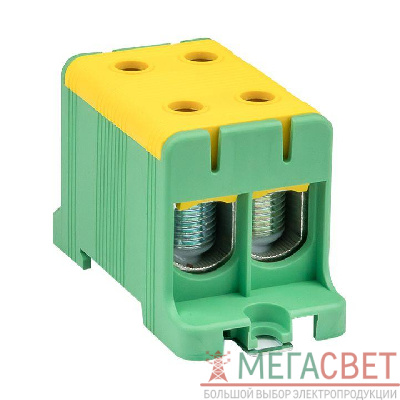 Клемма силовая вводная двойная КСВ 16-95кв.мм желт./зел. EKF plc-kvs2-16-95-y-green