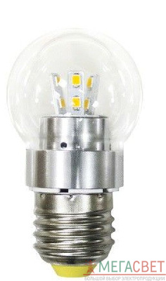 Лампа светодиодная, (4.5W) 230V E27 2700K, LB-40 25465