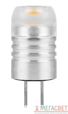 Лампа светодиодная, 1LED(2W) 12V G4 4000K, LB-413 25223