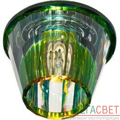Светильник потолочный, JCD9 G9 прозрачный, многоцветный, с лампой, JD150 18776