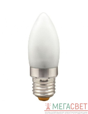 Лампа светодиодная, 6LED(3.5W) 230V E27 6400K хром, LB-70 25274